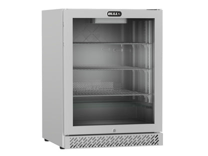 Bull 4.9 Cu. Ft. Premium Outdoor Rated Compact Refrigerator with Glass Door - 13100 Right Angle