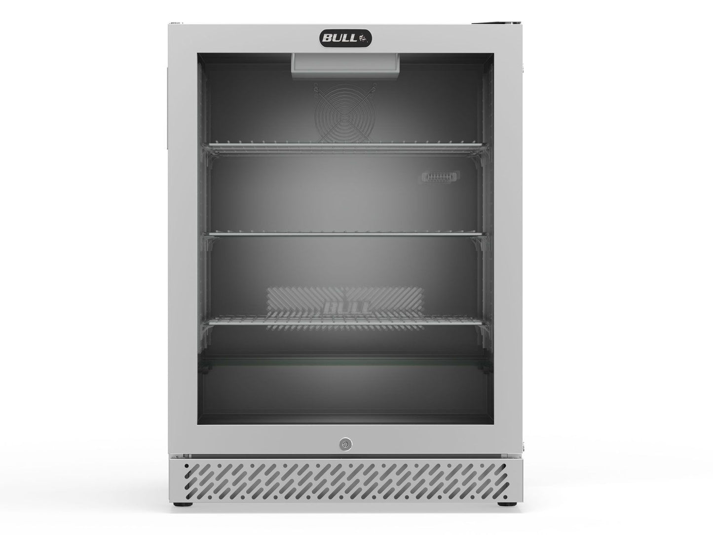 Bull 4.9 Cu. Ft. Premium Outdoor Rated Compact Refrigerator with Glass Door - 13100 Front View