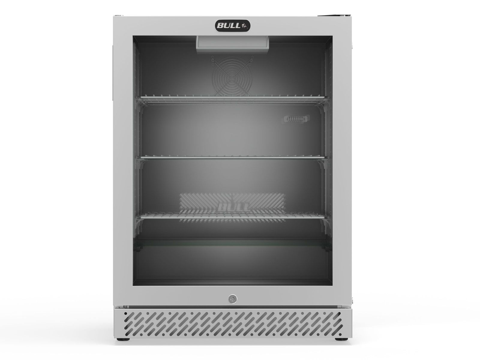 Bull 4.9 Cu. Ft. Premium Outdoor Rated Compact Refrigerator with Glass Door - 13100 Front View
