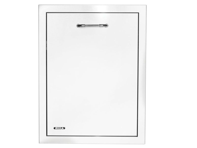 Bull Grills 30-Inch Stainless Steel Double Trash/Recycle Drawer with Reveal - 56950 - Front View
