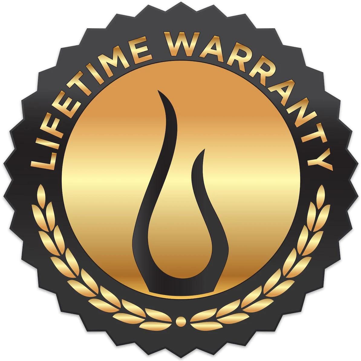 Blaze Offers a Lifetime Warranty