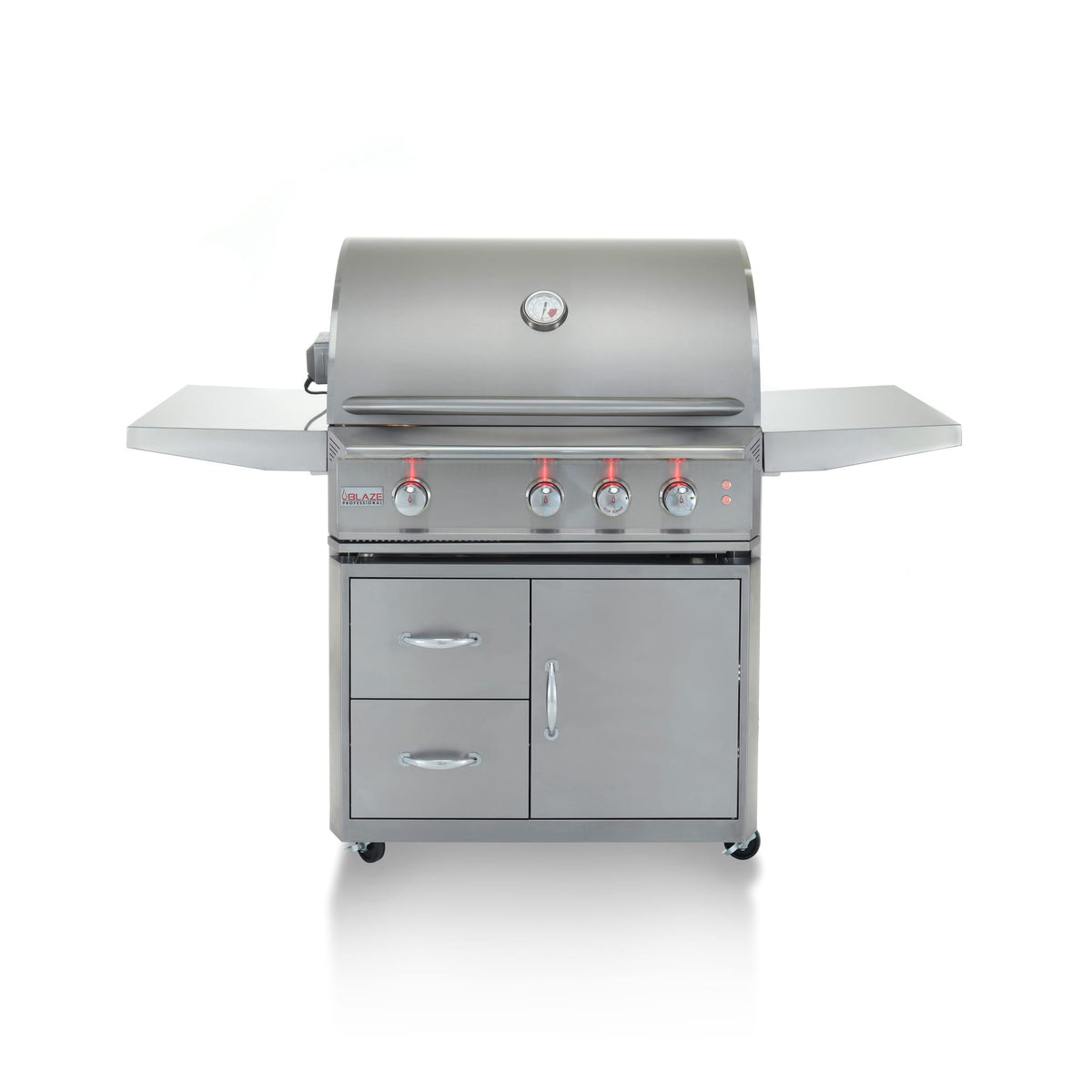 Blaze 34-Inch Pro 3 burner Infrared w/Cart SKU BLZ-3PRO + BLZ-3PRO-CART-LTSC