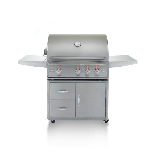 Blaze 34-Inch Pro 3 burner Infrared w/Cart SKU BLZ-3PRO + BLZ-3PRO-CART-LTSC