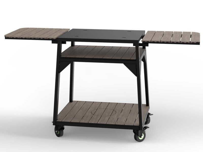 Bull Cart for the Bull Countertop Pizza Oven - 69577 - Angled View