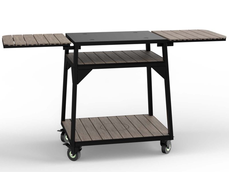 Bull Cart for the Bull Countertop Pizza Oven - 69577 - Angled View