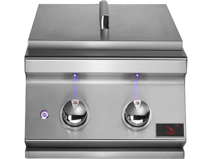 Whistler Built-In Gas Power Burner with Lid - CBAPB - Lid On Burner