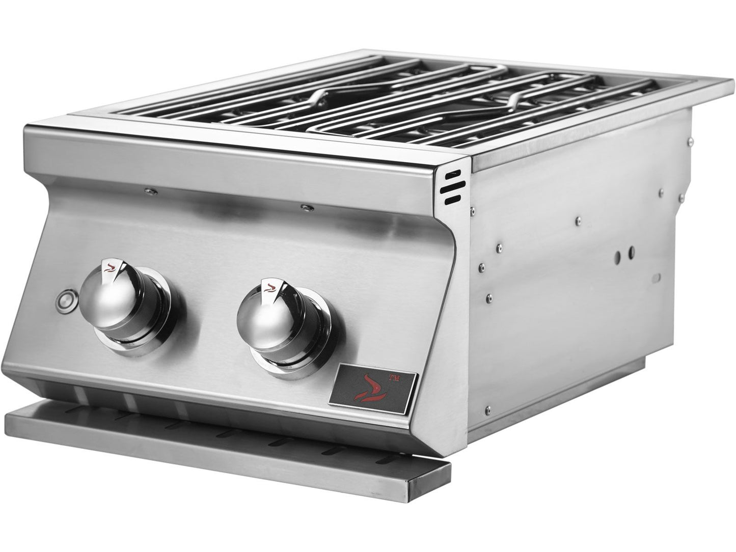 Whistler Built-In Gas Power Burner with Lid - CBAPB - Angled View