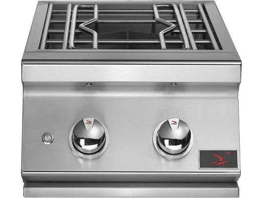 Whistler Built-In Gas Power Burner with Lid - CBAPB - White Background