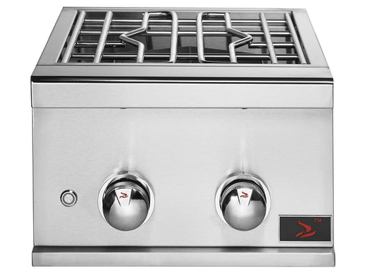 Whistler Built-In Gas Power Burner with Lid - CBAPB.500 - Front White Background