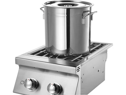 Whistler Built-In Gas Power Burner with Lid - CBAPB