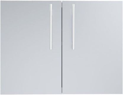 Sunstone Designer Series, Raised Style 42-Inch Double Door w/Shelves - DE-DD42 - Front View of Double Door Cabinet