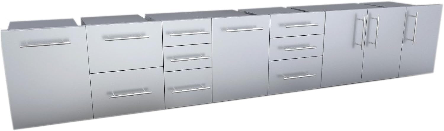 Sunstone Designer Series, Raised Style 30x61/2-Inch Height Single Drawer - DE-SD30 - Various Configurations of Multiple Cabinets