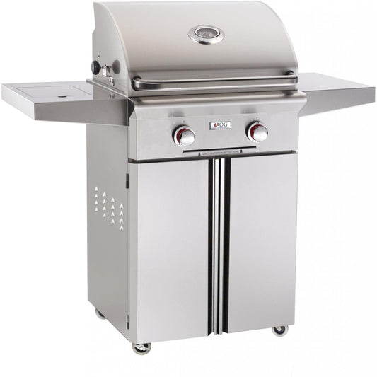 American Outdoor Grill T-Series 24-Inch 2-Burner Freestanding Propane Gas Grill - 24PCT-00SP