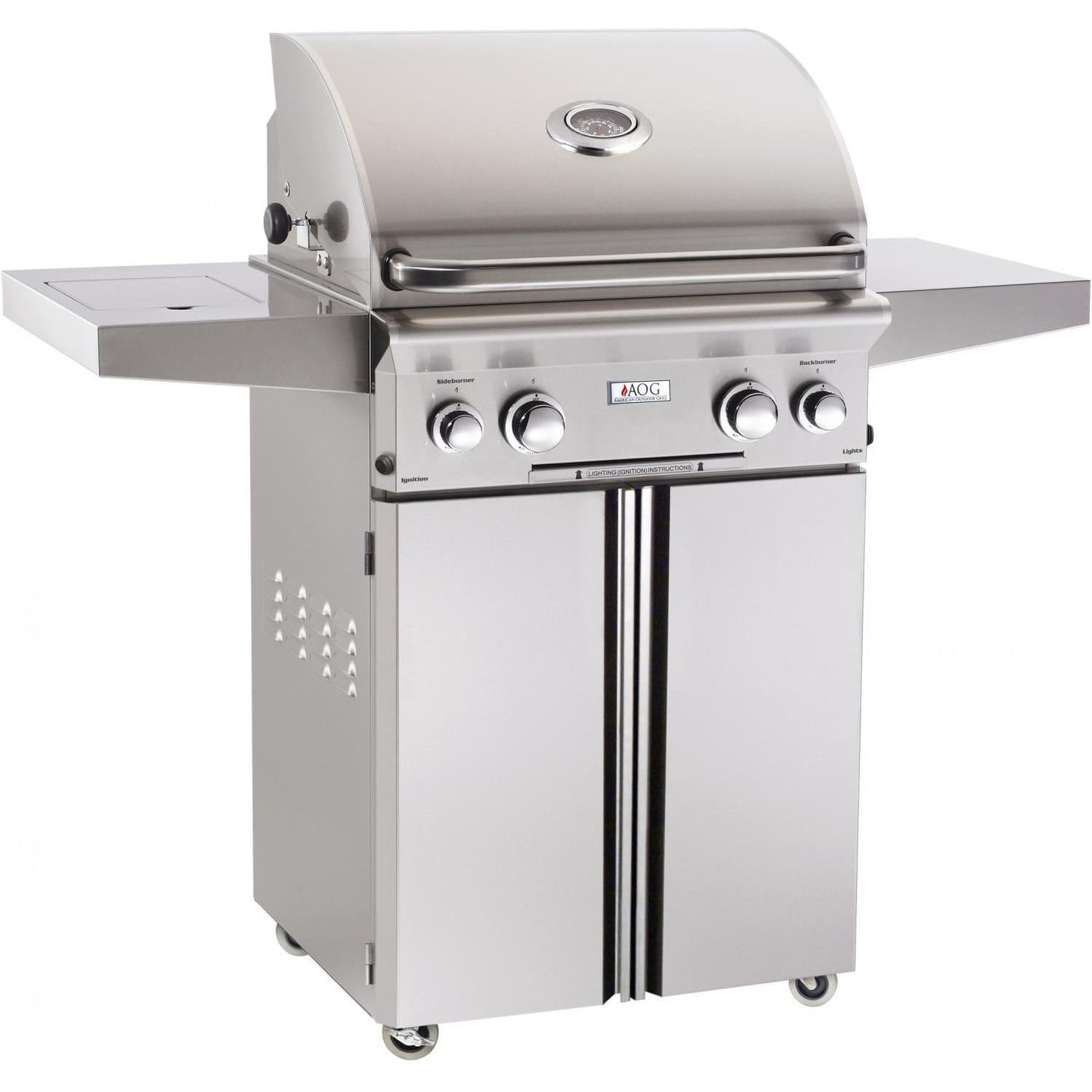 American Outdoor Grill L-Series 24-Inch 2-Burner Freestanding Propane Gas Grill - 24PCL-00SP