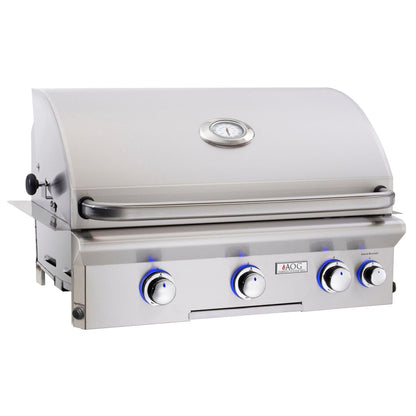 American Outdoor Grill L-Series 30-Inch 3-Burner Built-In Natural Gas Grill With Rotisserie - 30NBL