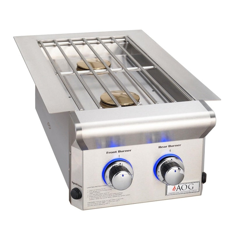 American Outdoor Grill L-Series Drop-In Gas Double Side Burner - 3282L