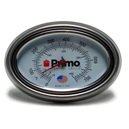 Primo Grill Oval XL Thermometer with Bezel/Sleeve - PG0200033 - Front View