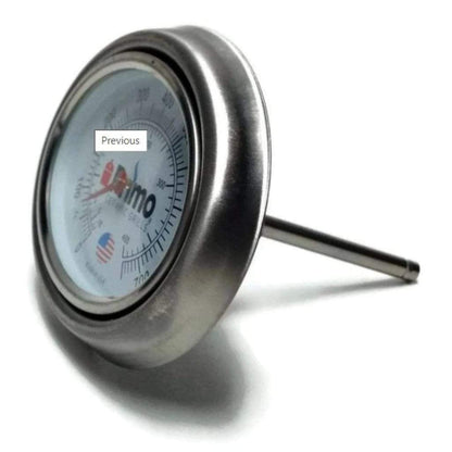 Primo Grill Oval XL Thermometer with Bezel/Sleeve - PG0200033 - angled View