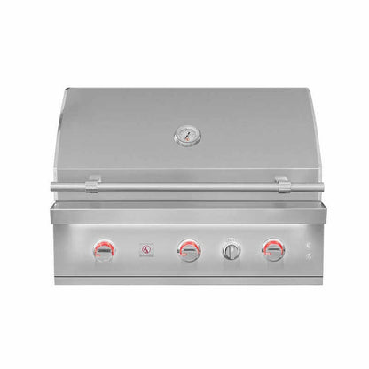 Summerset Quest Series 36-Inch 3 Burner Built-In Gas Grill - QST36 - Burner controller Light 