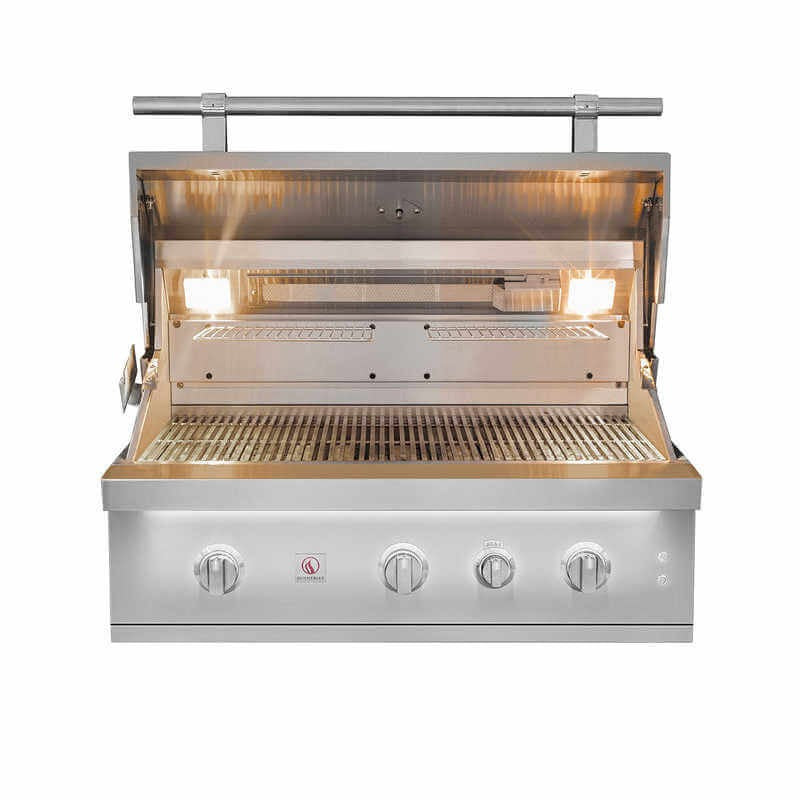 Summerset Quest Series 36-Inch 3 Burner Built-In Gas Grill - QST36 - Open Head