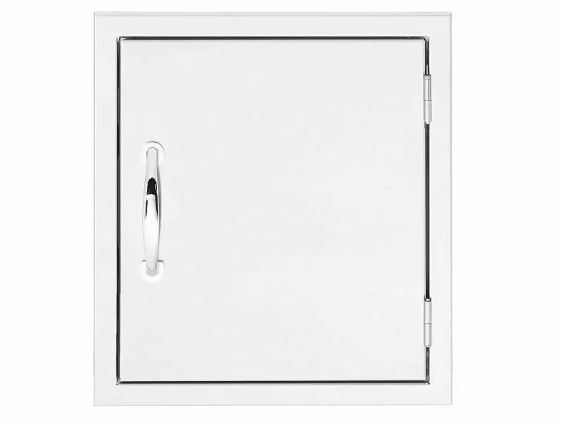 Summerset 16 x 18-Inch Stainless Steel Vertical Single Access Door - SSDV-16 - Front View