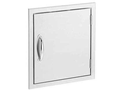 Summerset 16 x 18-Inch Stainless Steel Vertical Single Access Door - SSDV-16 - Angled View