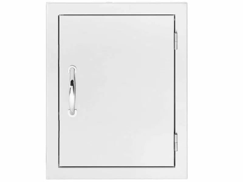 Summerset 18 x 22-Inch Stainless Steel Vertical Single Access Door - SSDV-18 - Front View