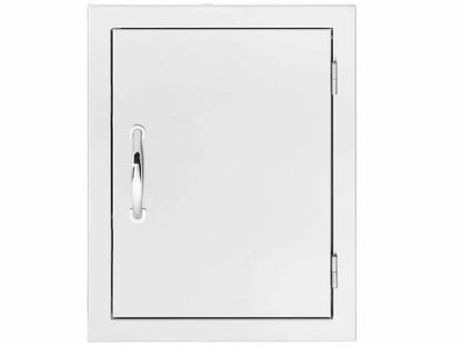 Summerset 18 x 22-Inch Stainless Steel Vertical Single Access Door - SSDV-18 - Front View