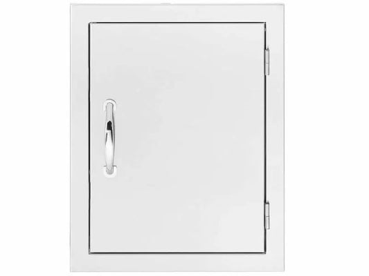 Summerset 18 x 22-Inch Stainless Steel Vertical Single Access Door - SSDV-18 - Front View