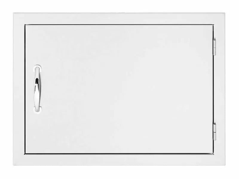 Summerset 27 x 20-Inch Stainless Steel Horizontal Single Access Door - SSDH-27 - Front View