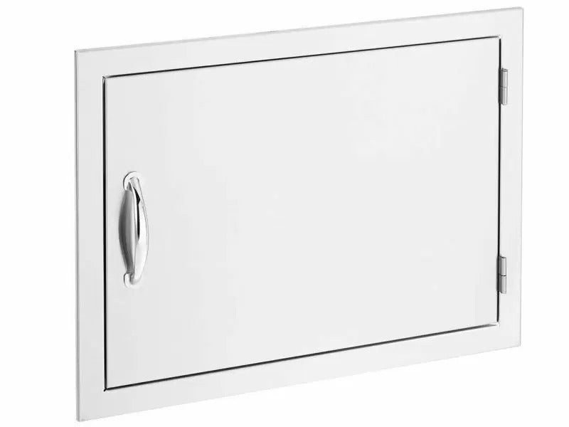 Summerset 27 x 20-Inch Stainless Steel Horizontal Single Access Door - SSDH-27 - Angled View