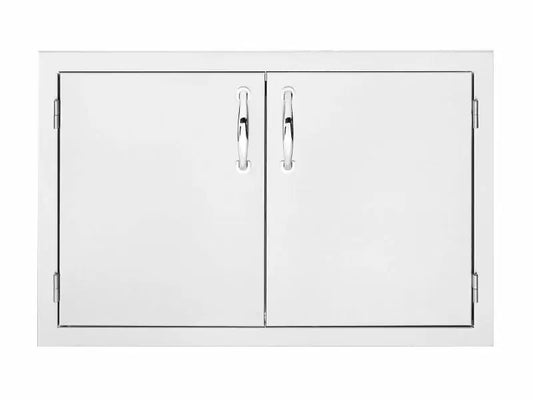 Summerset 30-Inch Stainless Steel Double Access Door - SSDD-30 - Front View