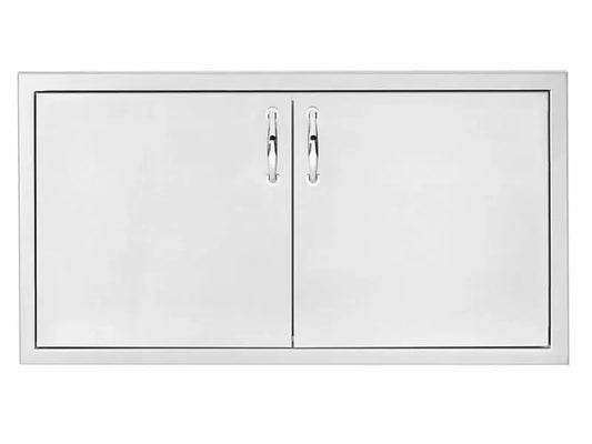 Summerset 36-Inch Stainless Steel Double Access Door - SSDD-36 - Front View