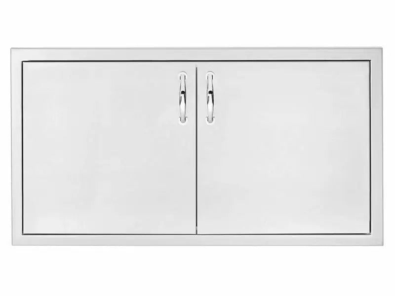 Summerset 39-Inch Stainless Steel Double Access Door - SSDD-39 - Front View