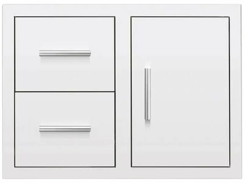 Summerset 30-Inch Stainless Steel 2-Drawer and Access Door Combo with Hidden Hinge - DC2-30