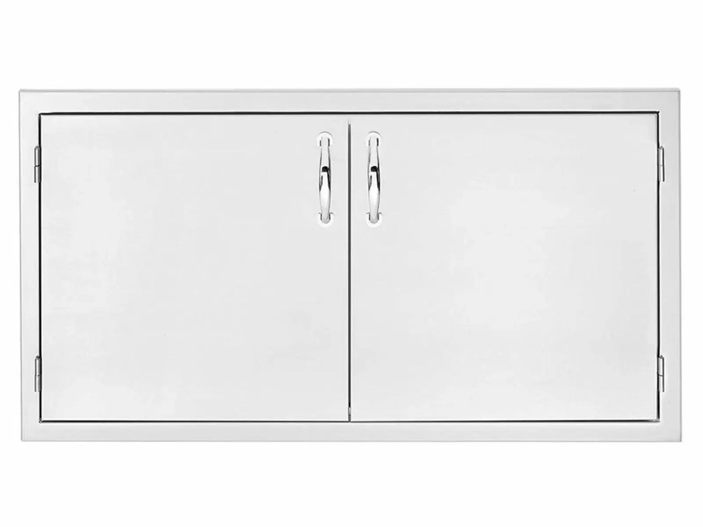 Summerset 36-Inch Stainless Steel 2-Drawer Dry Storage Pantry & Access Door Combo - SSDP-36AC - Front View