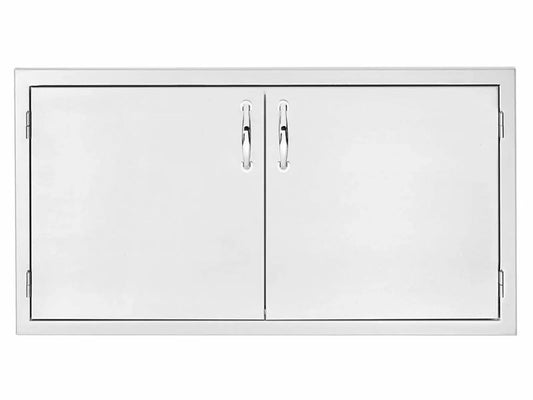 Summerset 36-Inch Stainless Steel 2-Drawer Dry Storage Pantry & Access Door Combo - SSDP-36AC - Front View