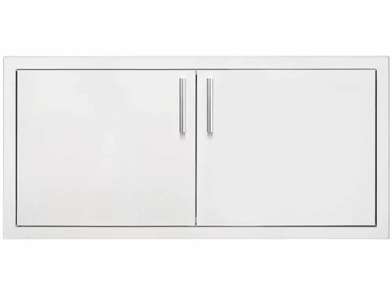 Summerset 36-Inch Stainless Steel 2-Drawer Dry Storage Pantry & Access Door Combo with Hidden Hinge - DP-36AC - Front View