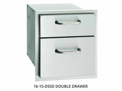 AOG 30" L-Series Island Bundle w/Concrete Grey Base & Polished Smoke Top - IP30LB-CGD-75SM