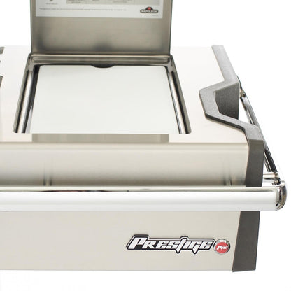 Napoleon PRO500RSIBSS-3 Prestige PRO 500 Grill with Infrared Rear Burner and Infrared Side Burners (2019) - Integrated Ice Bucket And Cutting Board - Detail