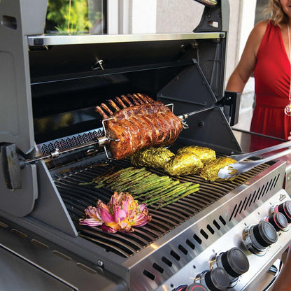 Napoleon P500RSIBSS-3 (2019) Prestige 500 Grill with Infrared Rear Burner and Infrared Side Burner - Detail