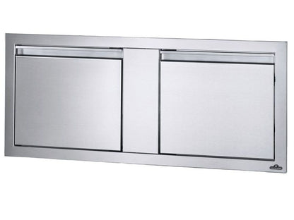 Napoleon 42-Inch Stainless Steel Single Small Double Doors - BI-4216-2D - Angled View