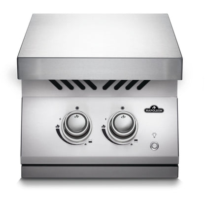 Napoleon BIB12RTSS Built-In 700 Series Inline Dual Range Top Burner - Stainless Steel Cover