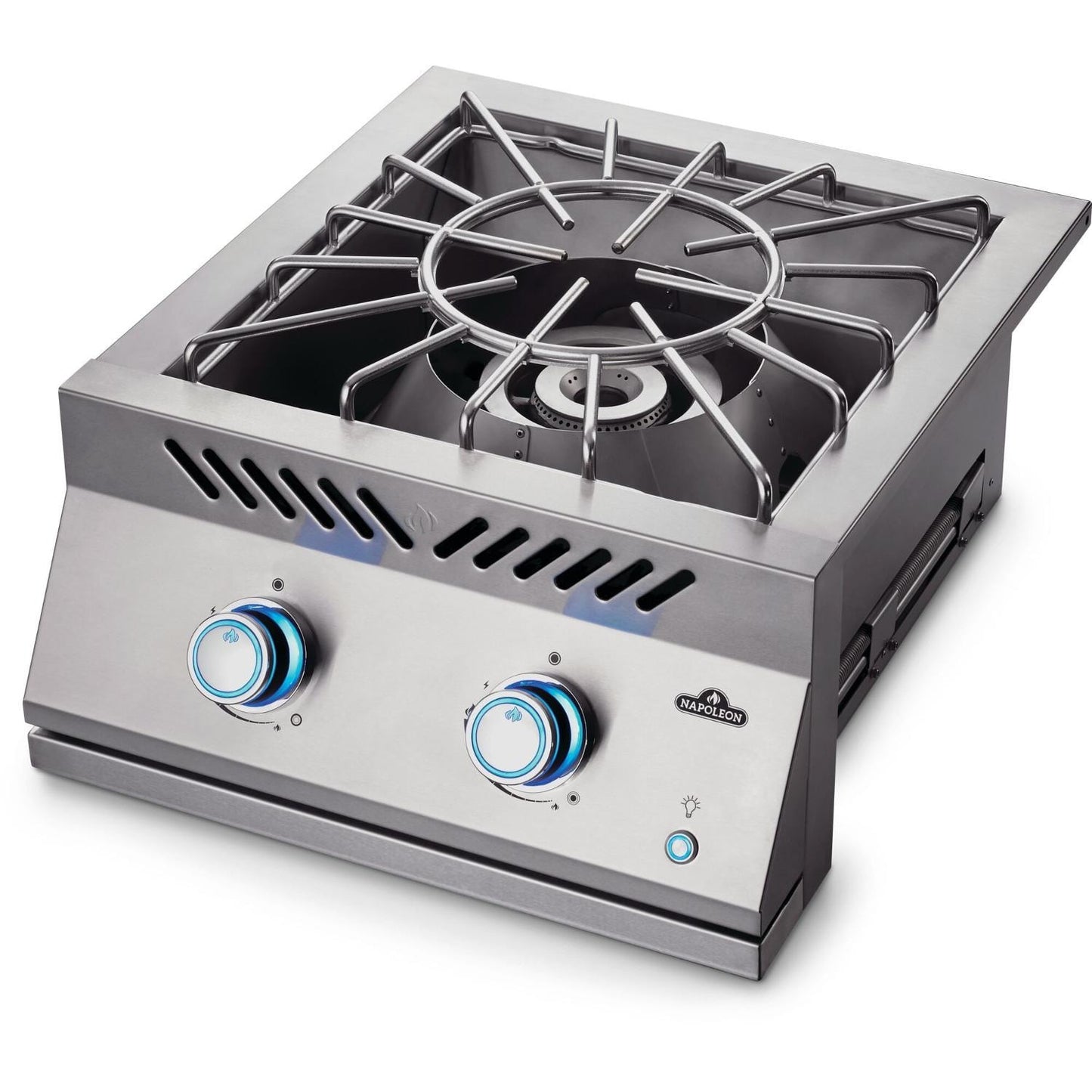 Napoleon BIB18PBSS Built-In 700 Series Power Burner - Both Burner Rings Off