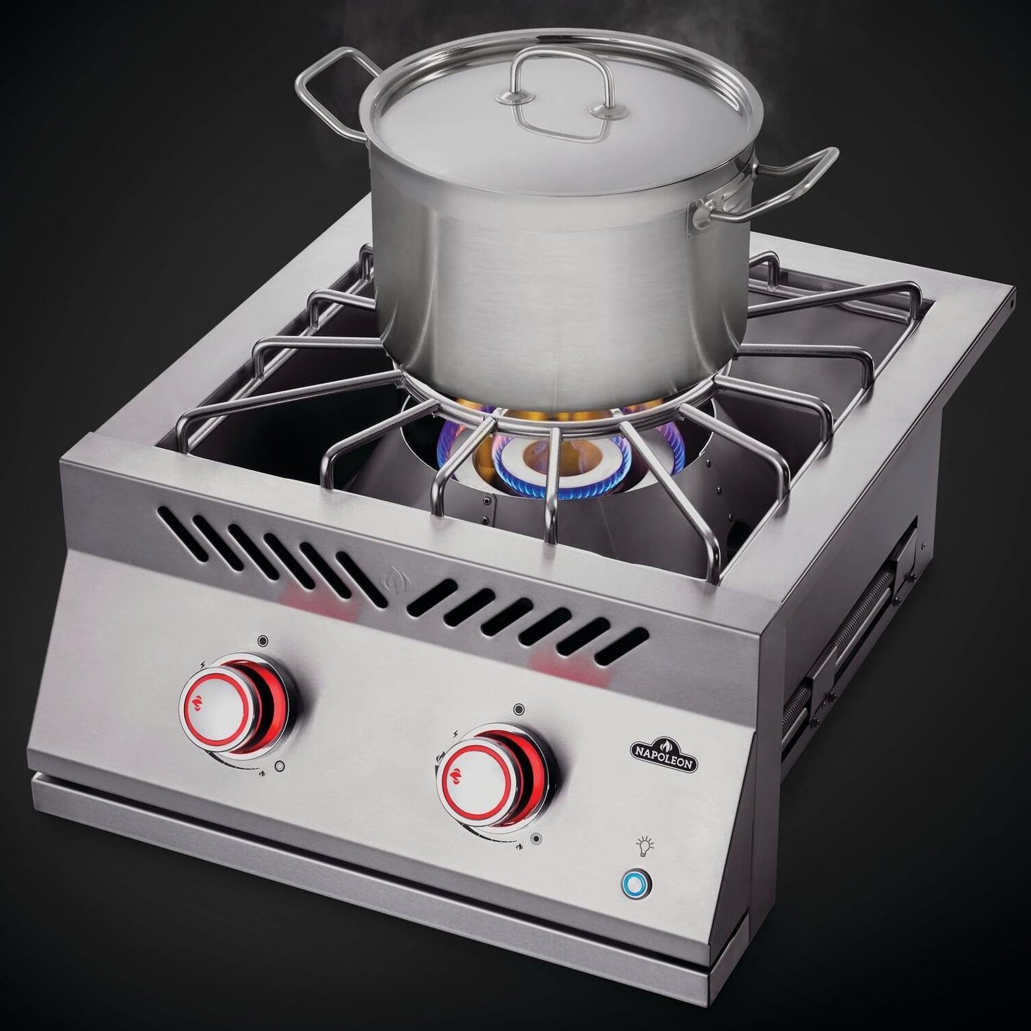 Napoleon BIB18PBSS Built-In 700 Series Power Burner - In Use