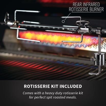 Napoleon BIG38RBSS-1 Grill - Rotisserie Kit Included - Detail