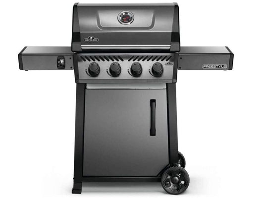 Napoleon Freestyle 425 Freestanding 4-Burner Gas Grill - Graphite Grey - F425DGT - Front View