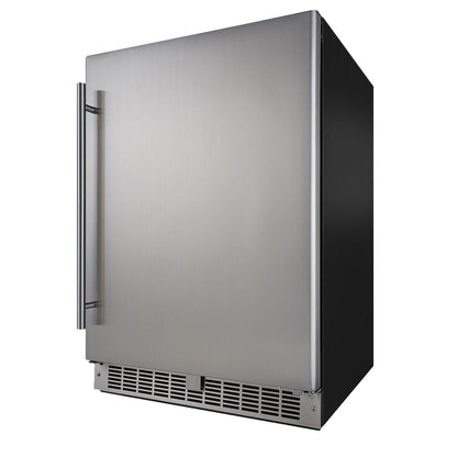 Napoleon NFR055OUSS Outdoor Rated Stainless Steel Fridge - Display - White Background
