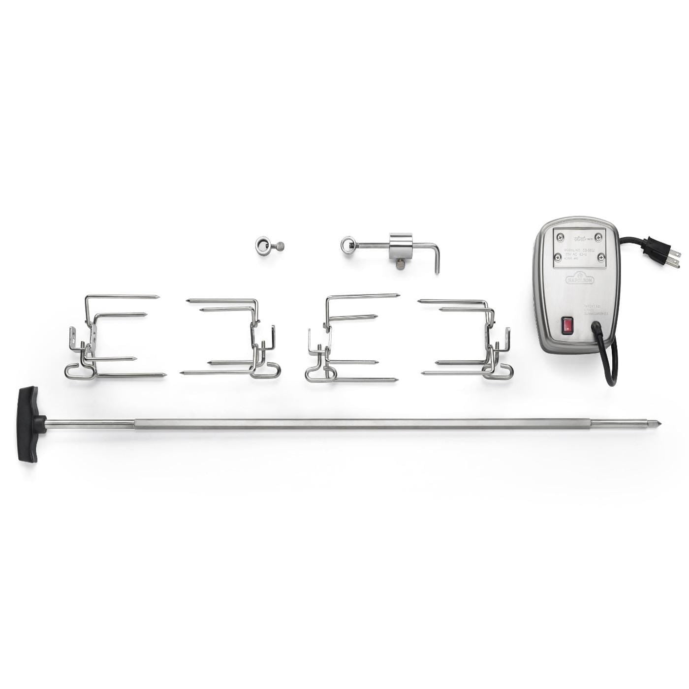 Napoleon 69231 Commercial Grade Rotisserie Kit For Prestige 500 Series & LEX 485 Gas Grills - Individual Pieces
