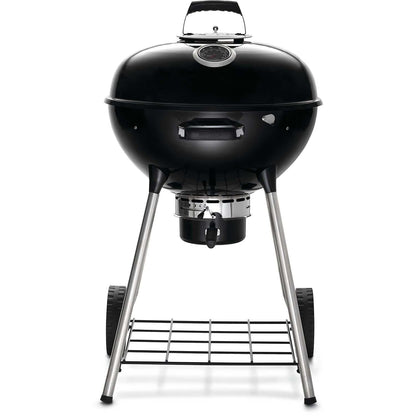 Napoleon NK22K-LEG-3 22 Inch Charcoal Kettle Grill - Black - White Background
